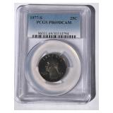 1977 S PCGS PR69DCAM Washington Quarter