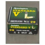Remington Standard V 550 Rounds .22 Ammo