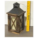 Rustic Wooden Farmhouse Lantern