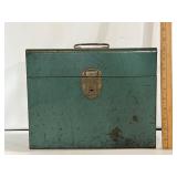 Vintage Metal File Box