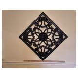 Black Wooden Wall Art Plaque