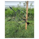 Wrought Iron Armillary Sphere Stake