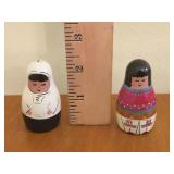 Vintage Wooden Shakers