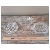 Vintage Clear Glass Dishes