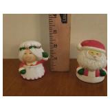 Vintage Hallmark Plastic Christmas Shakers