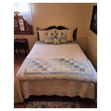 Queen Size Mahogany Bed