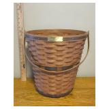 Longaberger Bankers Waste Basket
