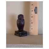 Vintage Amethyst Glass Owl