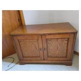 Oak Media Cabinet