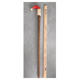 Hand Carved Christmas Cane