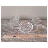 Vintage Clear Glass Lot