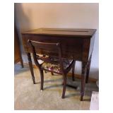 Vintage Spinet Writing Desk  35x36x19
