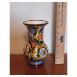 Hand Painted Mexican Talavera Pottery Vase