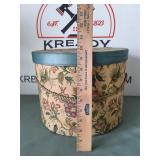 Vintage Hatbox Sewing Box