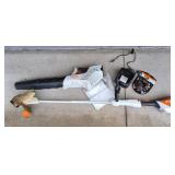 Stihl Battery Weedeater and Blower