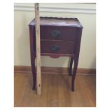 Vintage 2 Drawer End Stand