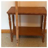 Vintage Two-Tiered Wooden End Table