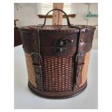 Vintage Oval Storage Box