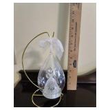 Avon 1993 Spun Glass Angel Christmas Ornament