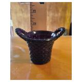 Boyd Purple Amethyst Glass Basket