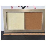 Framed Cork/Dry Erase Board