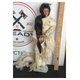 Native American Porcelain Doll