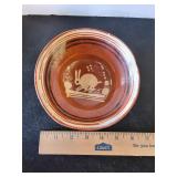 Vintage Hand Painted Redware Clay Pottery