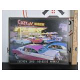 Vintage Cozy Drive In Metal Sign