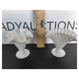 Fenton Hobnail Vases