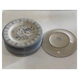 Gaggle Geese Stoneware Plates