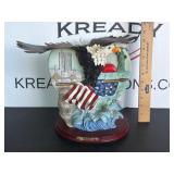 3D Resin Twin Tower/Flag/Eagle Figurine