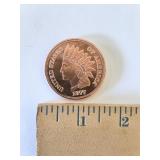 1 oz Copper Indian Round