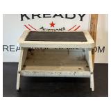 Vintage Metal Step Stool