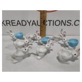 Ceramic Easter Bunny Egg Cups