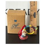 Avon Santa Horn Ornament