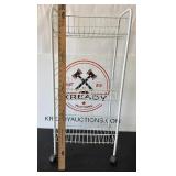 Rolling Wire Utility Rack