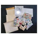 Vintage Stamp Collection Set