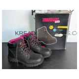 Womenï¿½s Steel Toe Work Boots Size 6