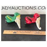 Ceramic Pixie Elf Shelf Sitters