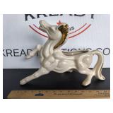 MCM Ceramic Stallion Planter