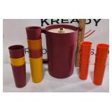 Tupperware Cups and Pitcher