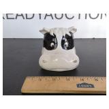Vintage Whimsical Ceramic Cow Ashtray