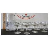 Vintage Glasses and Pitcher