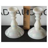 Pearlescent Candle Holders