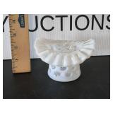 Fenton Coin Dot Top Hat Vase