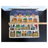 Vintage Illuminated Porcelain Village