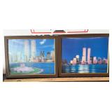 3-D New York Framed Pictures