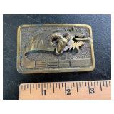 Ram Brass Belt Buckle