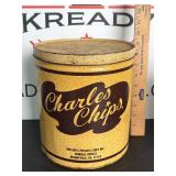 Vintage Potato Chips Tin