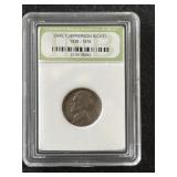 Encased Jefferson Nickel